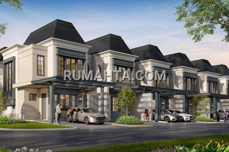 Rumah Cantik Gaya Prancis Klasik Rinoka Summarecon Makassar Lokasi depan Mall Summarecon