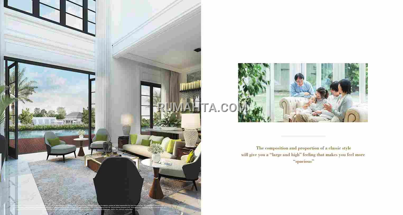 Rumah Mewah Summarecon Royal Jade dilengkapi dengan Lift dan Kolam Renang dalam
