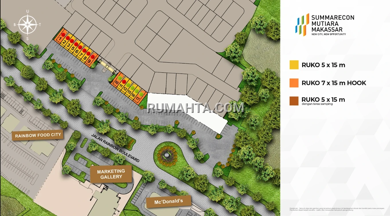 Jual Ruko Strategis 3 Lantai di Summarecon Mutiara Makassar Siap Usaha