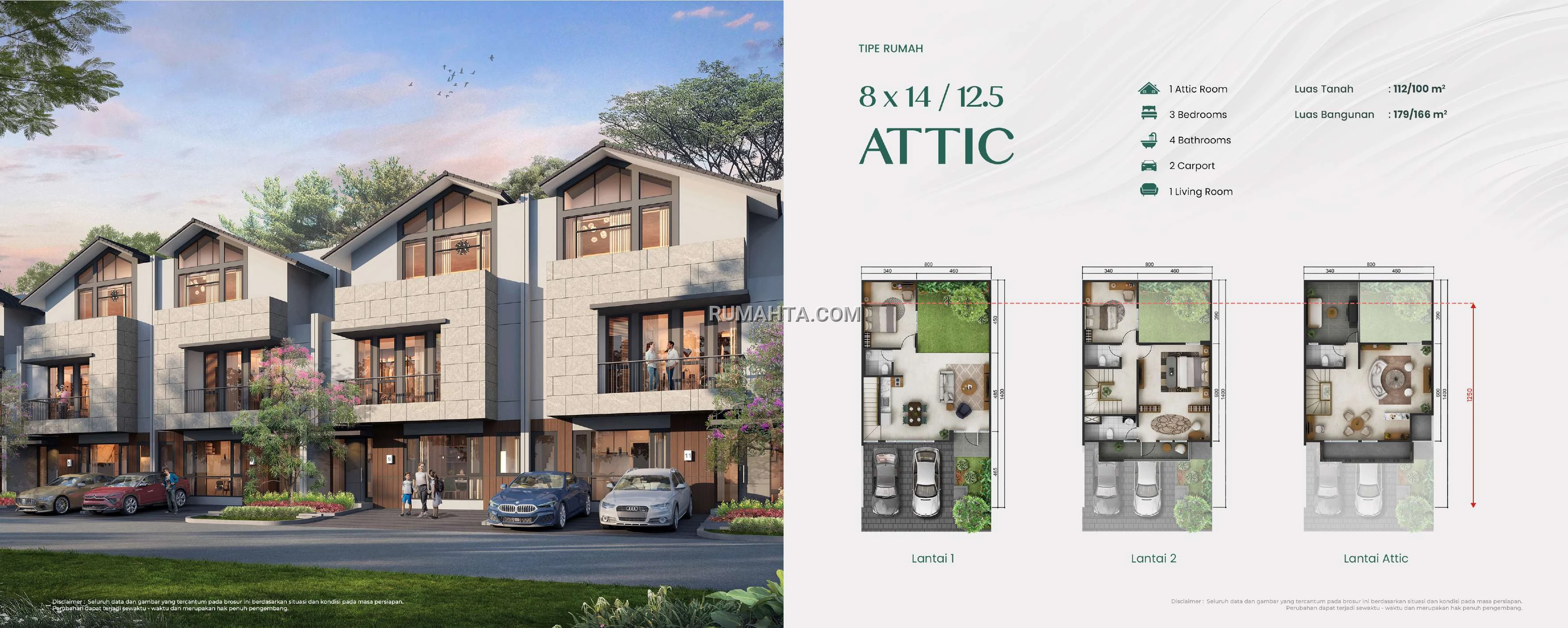 Cluster Onyx Residence Tipe Attic Room Lokasi Dekat Tol & Bandara