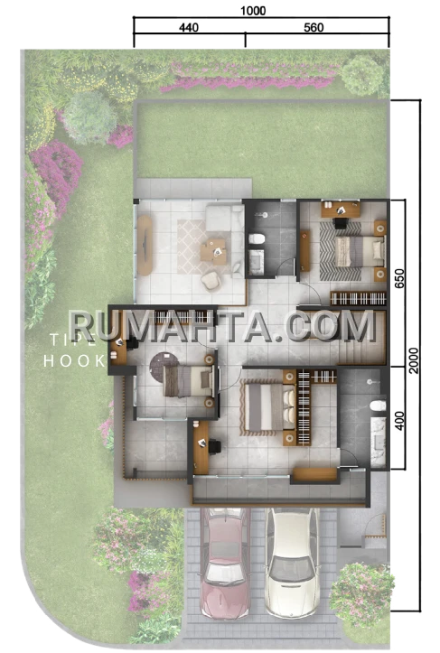 Rumah 3 Lantai di Kawasan Premium Makassar Dekat Dari Bandara & Tol