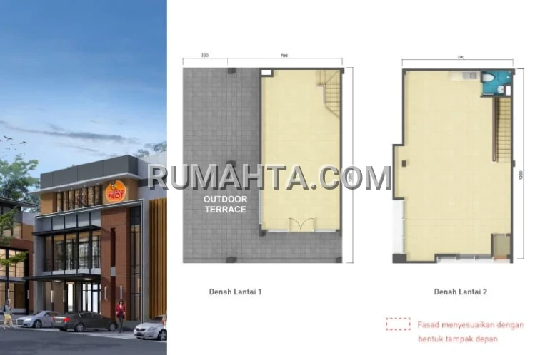 Ruko Makassar 2 Lantai depan Mall Summarecon dan Convention Center Lokasi Strategis Graha Boulevard