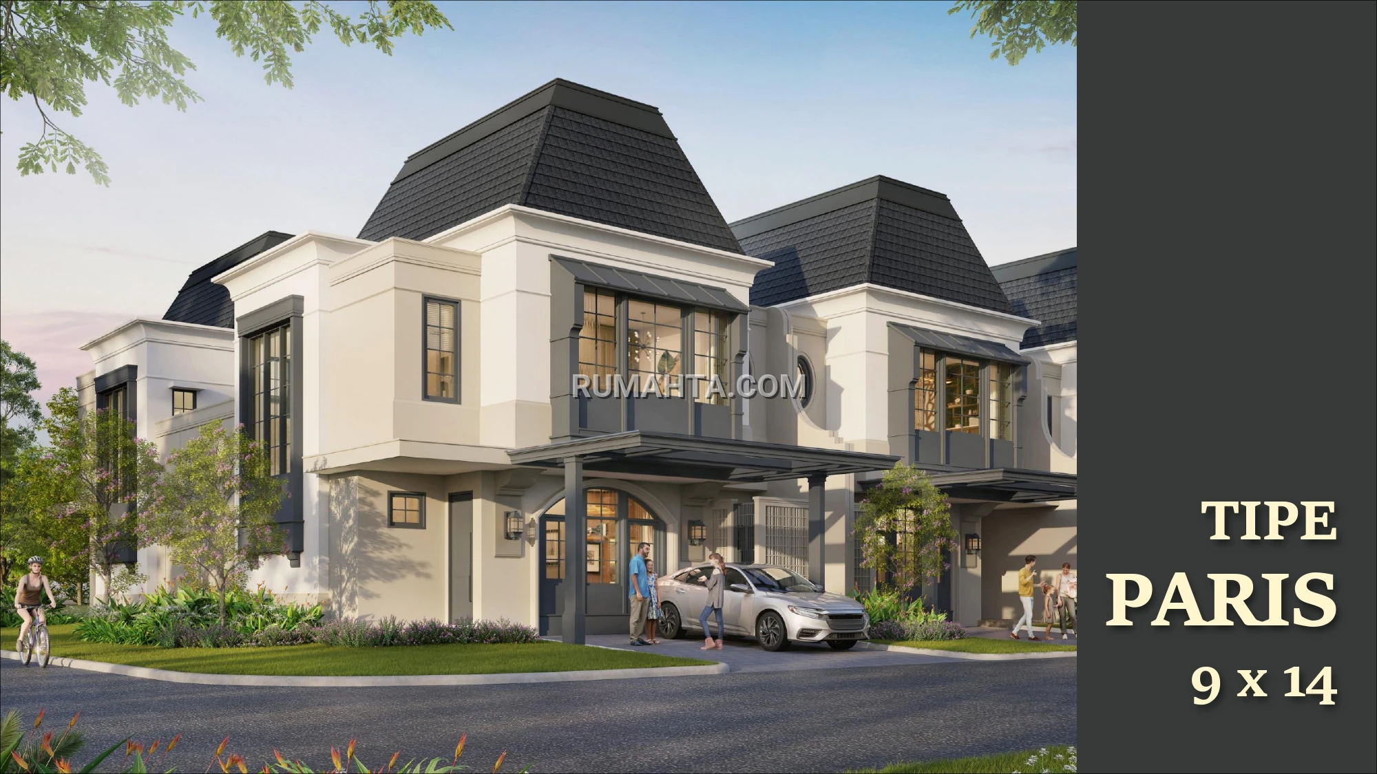 Rumah Dekat Sekolah & Mall Di Summarecon Makassar Rinoka Tipe Paris