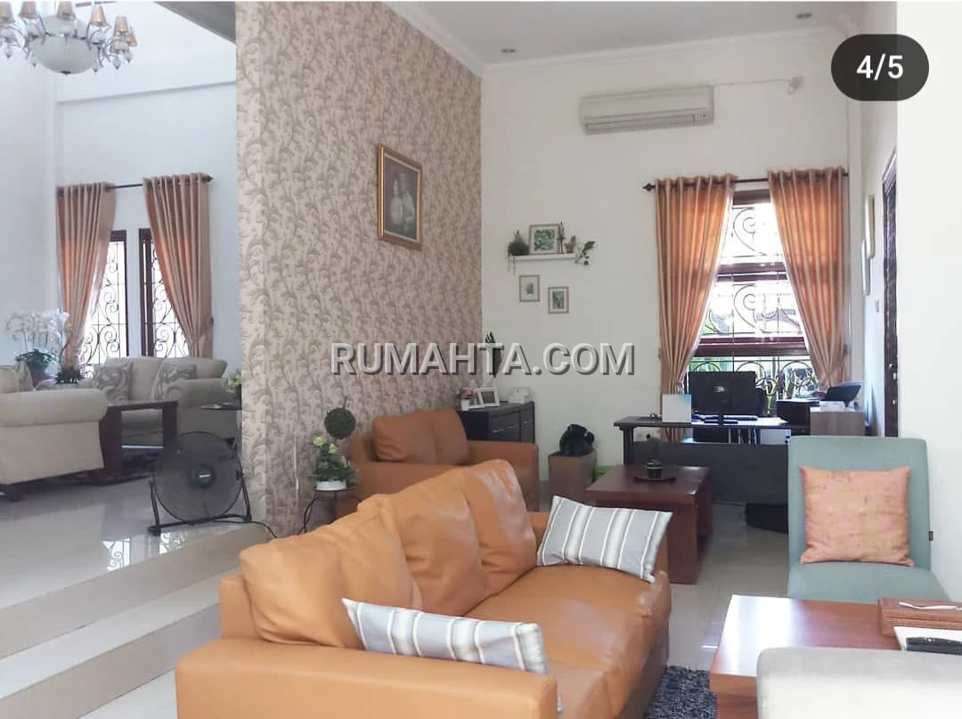 Rumah mewah lengkap perabot di tanjung bunga makassar